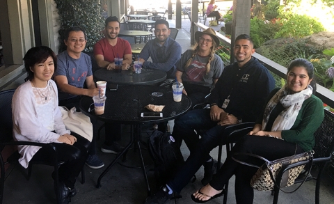 Summer 2017 Cohort enjoying refreshments 